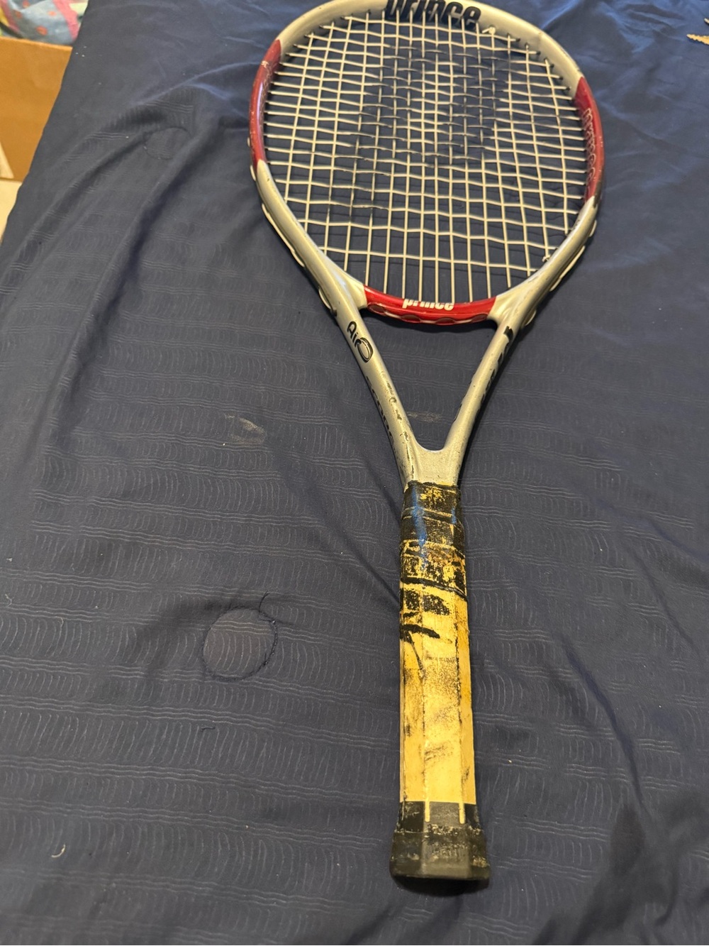 Prince Air O Score Tennis Racquet Ti Oversize 110 sq. in. 4 3/8 710 Cm2